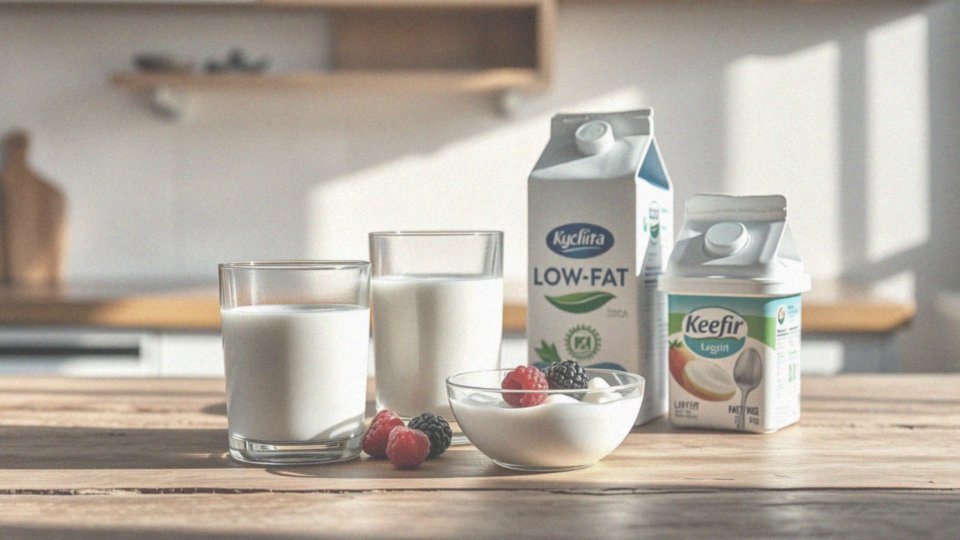 Jakie niskotłuszczowe produkty mleczne można spożywać na kolację?