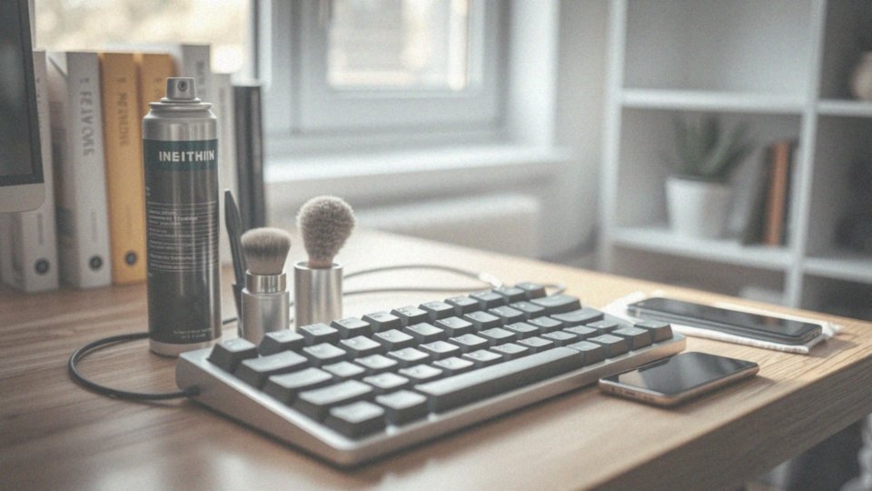 Jak prawidłowo przygotować klawiaturę do czyszczenia?