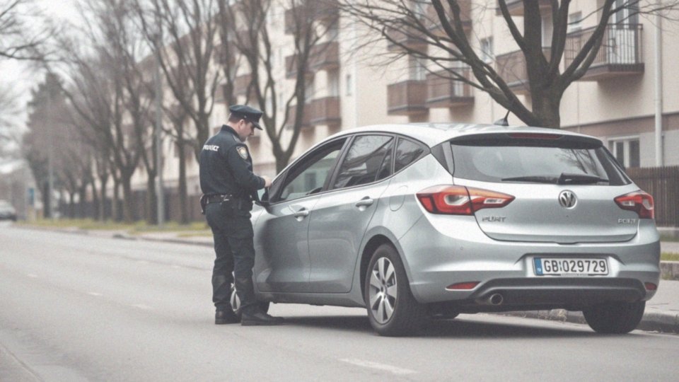 Jak działa kontrola policji w kwestii włączonego silnika na postoju?