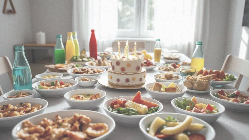 Jakie są najważniejsze elementy menu na przyjęcie urodzinowe?