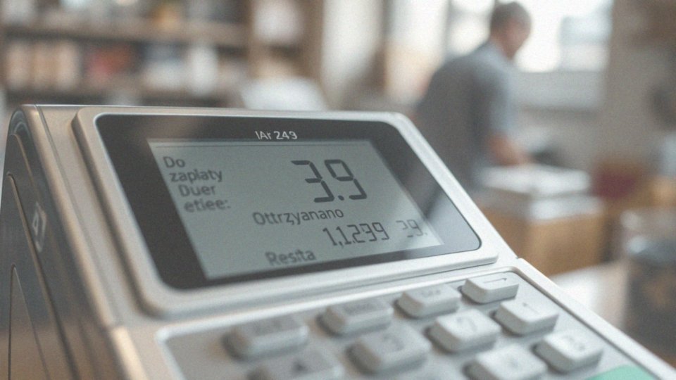 Jak kasja fiskalna oblicza wydawaną resztę?
